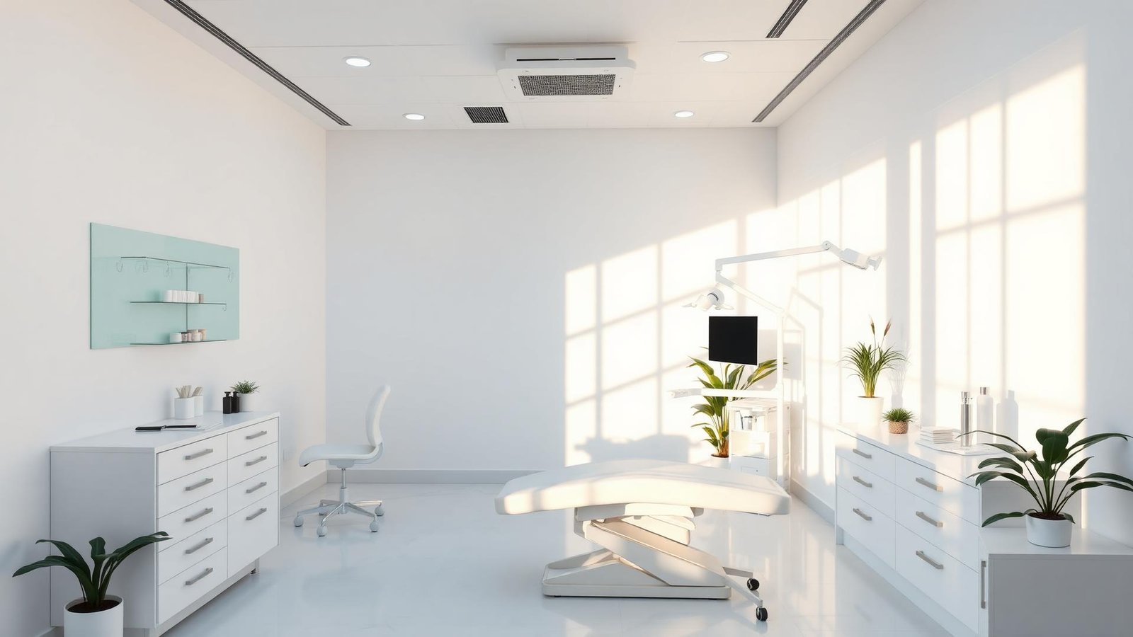 Modern dermatology clinic